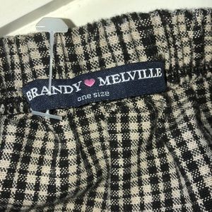 One size fits all Brandy Plaid Skirt